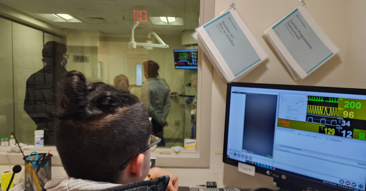 Simulation control room