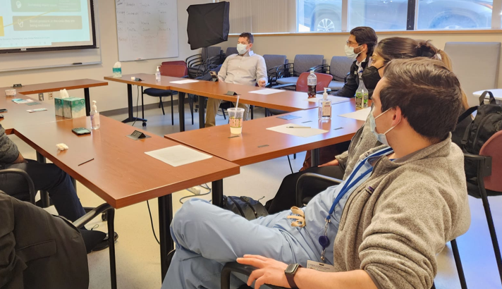 Team meeting and training session